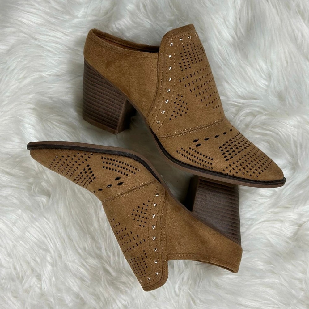 Maurices Tan Ankle Booties